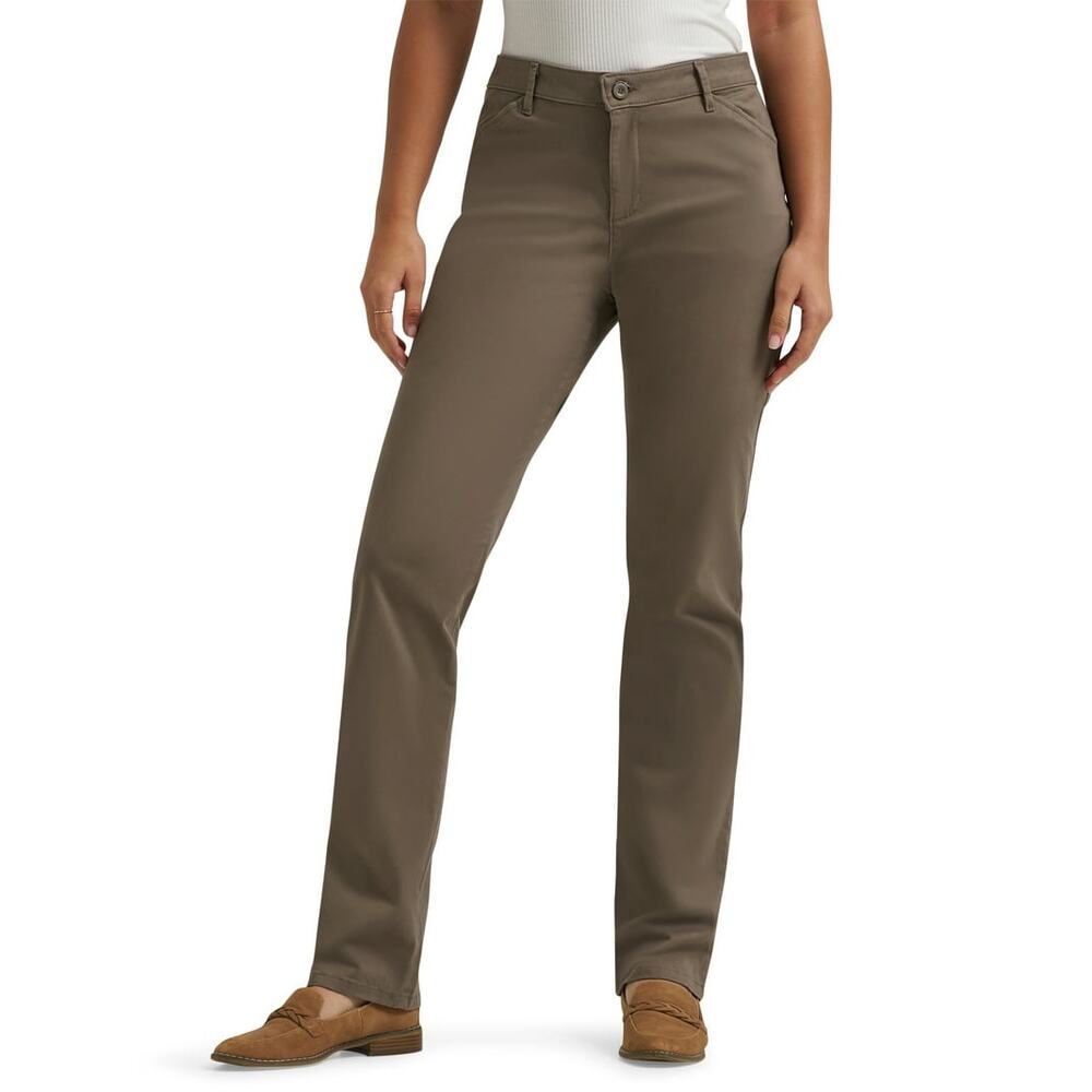 Lee Effortless Wash & Wear Straight Leg Pants Size 14